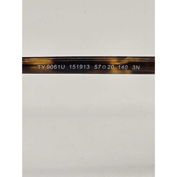 Tory Burch TY9061U 57/20 140 Women Sunglasses Dark Tortoise FRAMES ONLY!!! - Picture 5 of 9